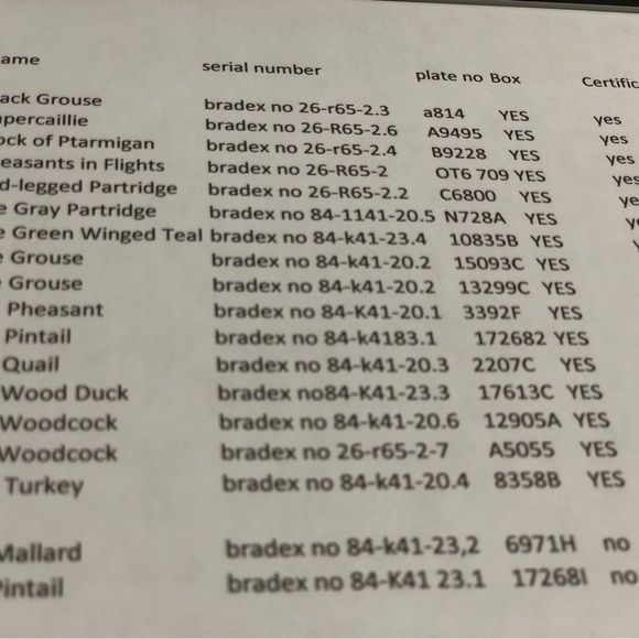 Royal crafton made innEnglamd, fine china. Certificate of authority set of 18 pl - Picture 15 of 16
